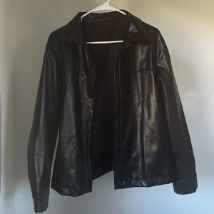 Faux Leather Jacket